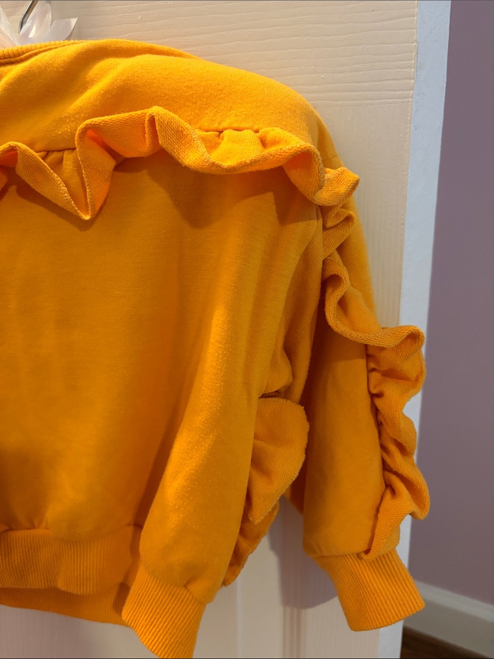 Habitual Baby Girls Ruffled Sweatshirt - Yellow - Picture 4 of 5